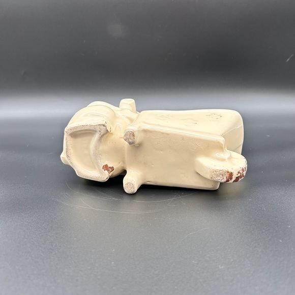 Ceramic Pig and Wheelbarrow Planter Vintage - Picture 6 of 6